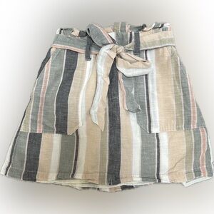 American Eagle striped linen skirt - XS